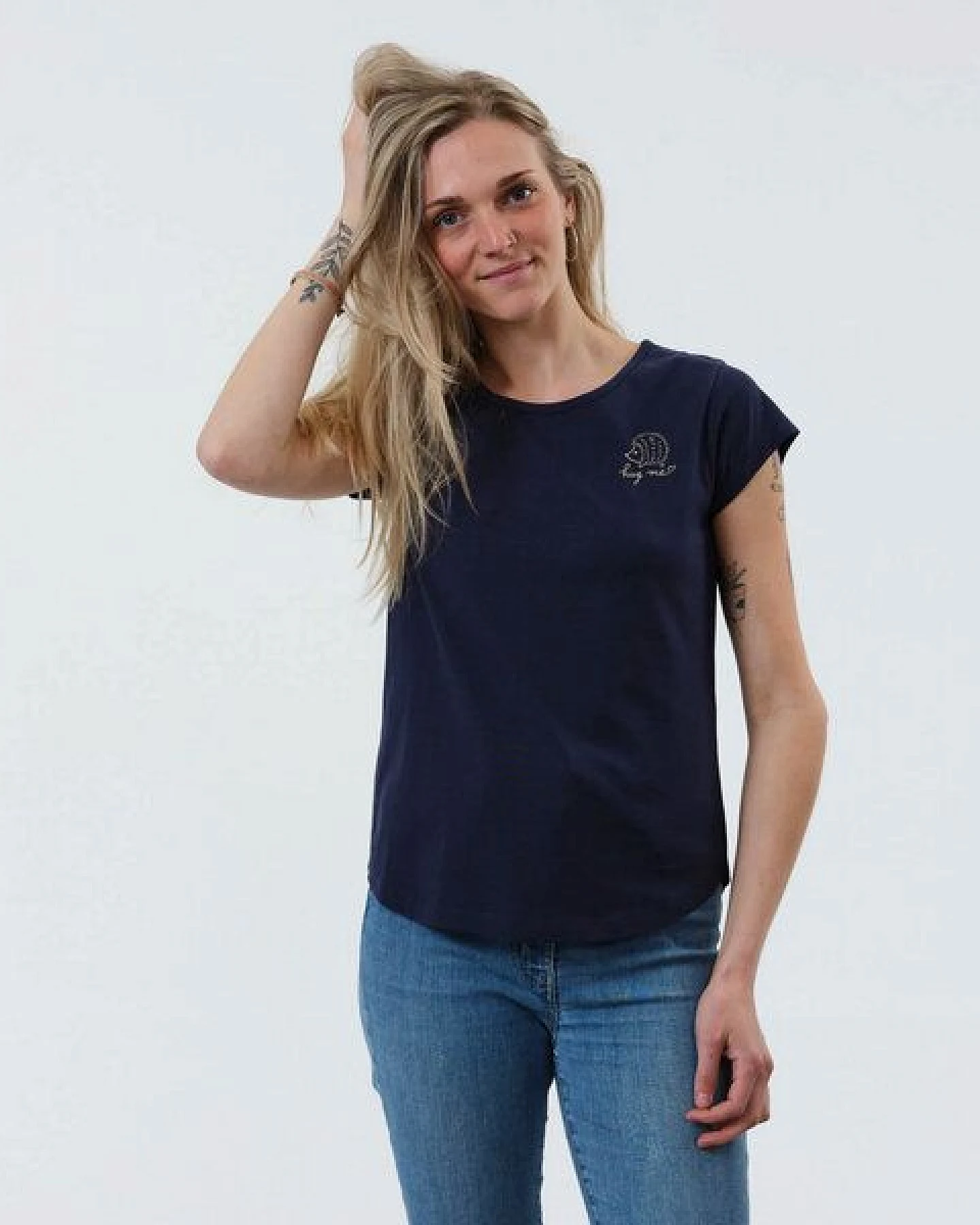 GARY MASH Shirt Asheville Kleiner Igel „Hug me“ aus Bio-Baumwolle – Ansicht 4