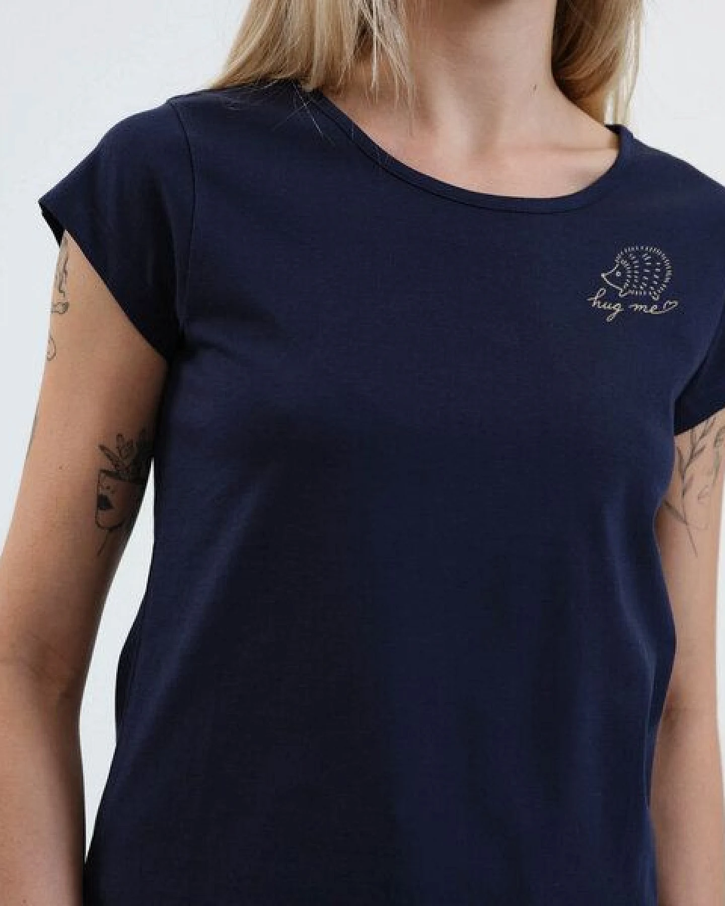 GARY MASH Shirt Asheville Kleiner Igel „Hug me“ aus Bio-Baumwolle – Ansicht 3