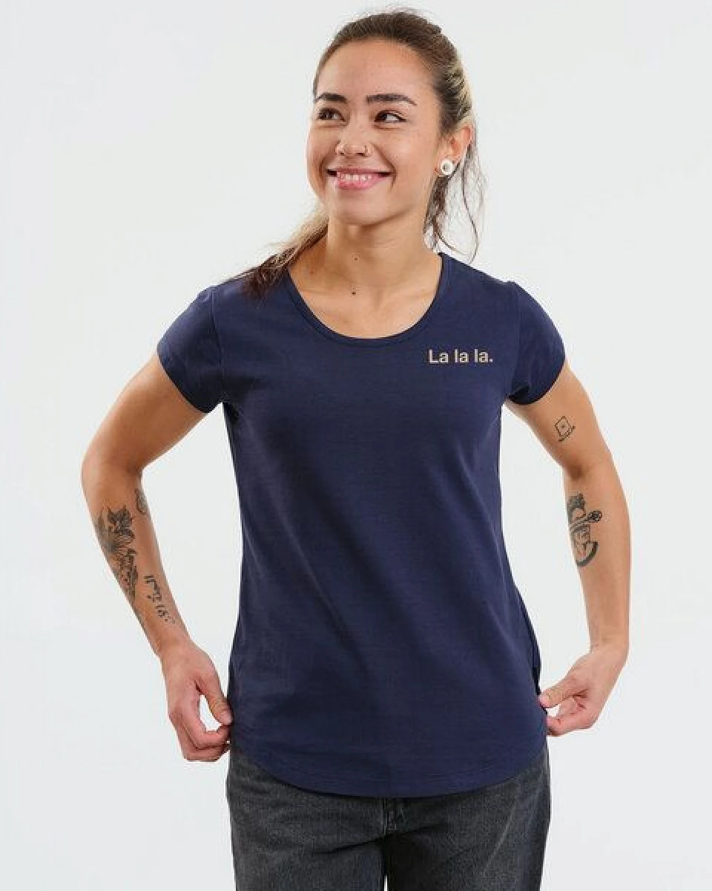 GARY MASH Shirt Asheville La la la. aus Bio-Baumwolle – Ansicht 2