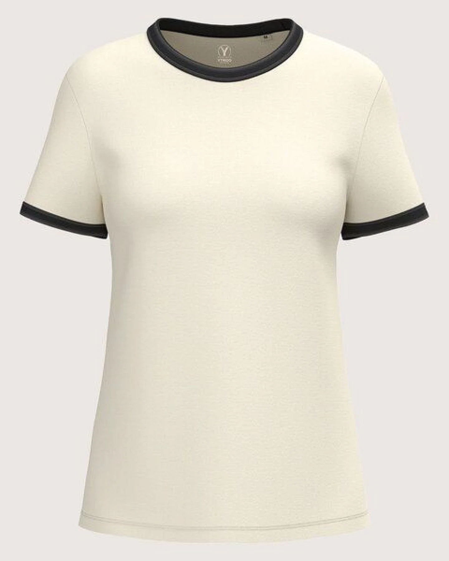 YTWOO Vintage Ringer-T-Shirt Damen – Ansicht 2