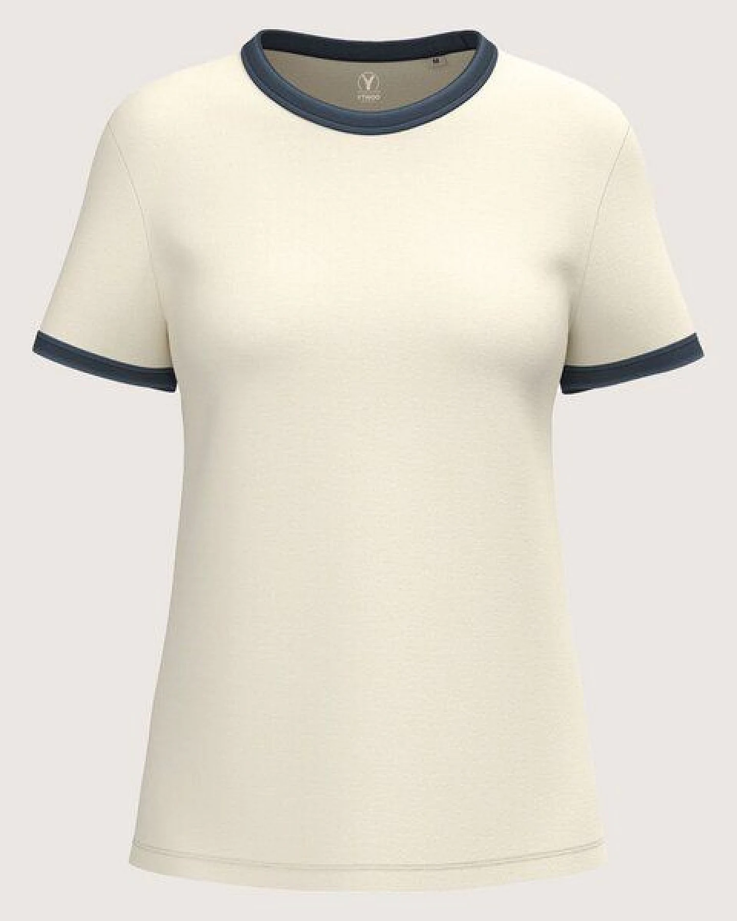 YTWOO Vintage Ringer-T-Shirt Damen – Ansicht 3