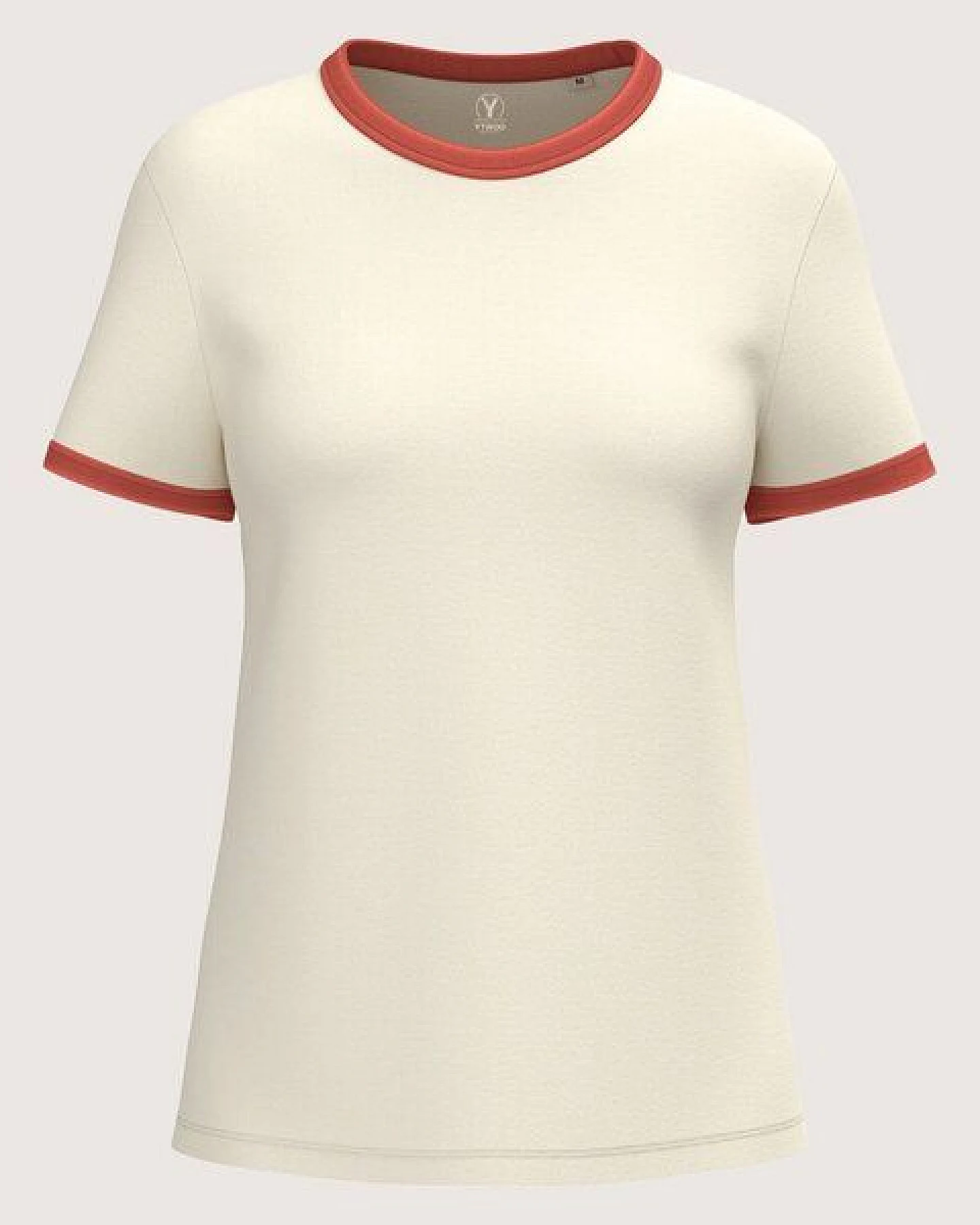 YTWOO Vintage Ringer-T-Shirt Damen – Ansicht 2
