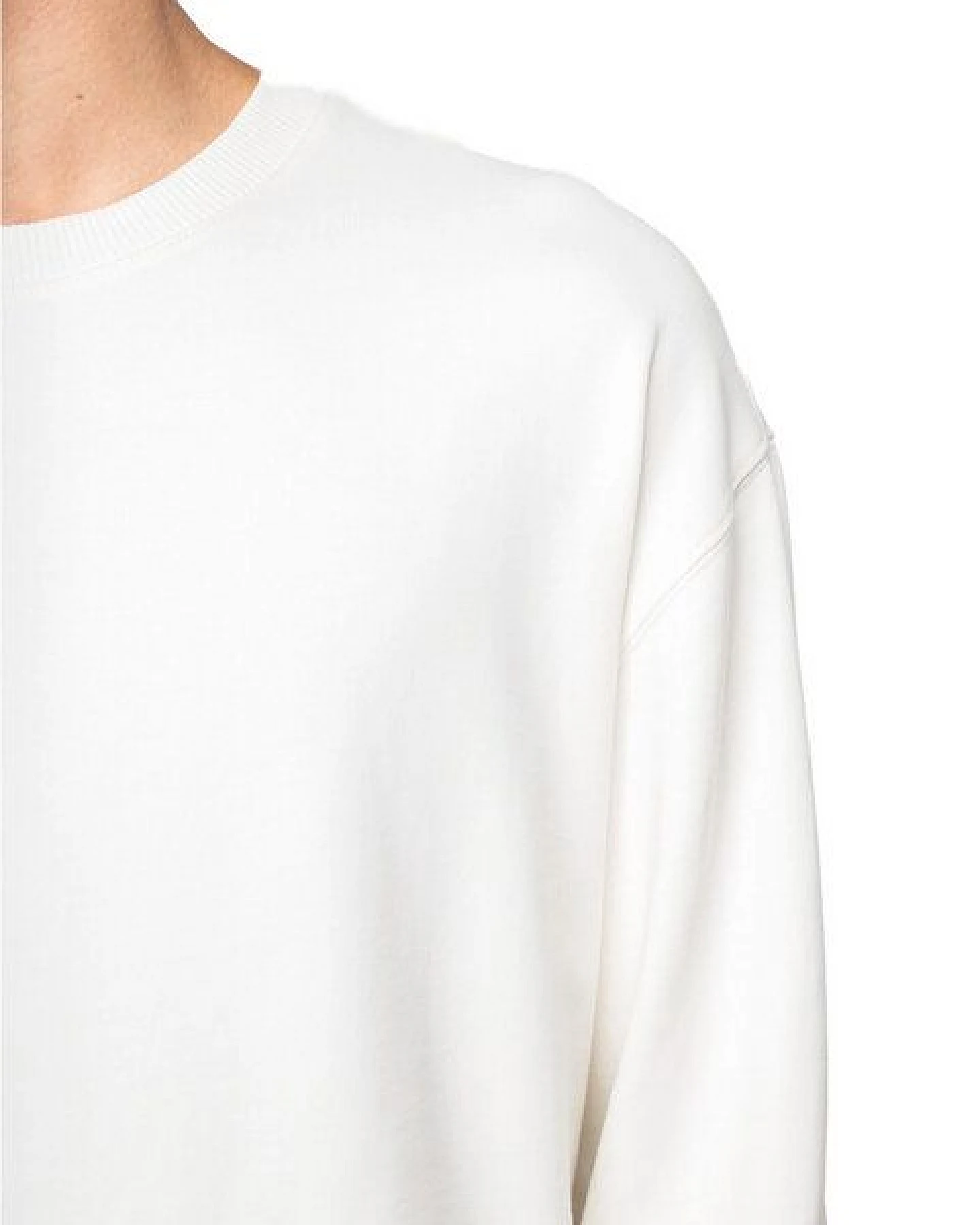 YTWOO Umweltfreundliches Unisex French-Terry Sweatshirt mit hängenden Schultern – Ansicht 4