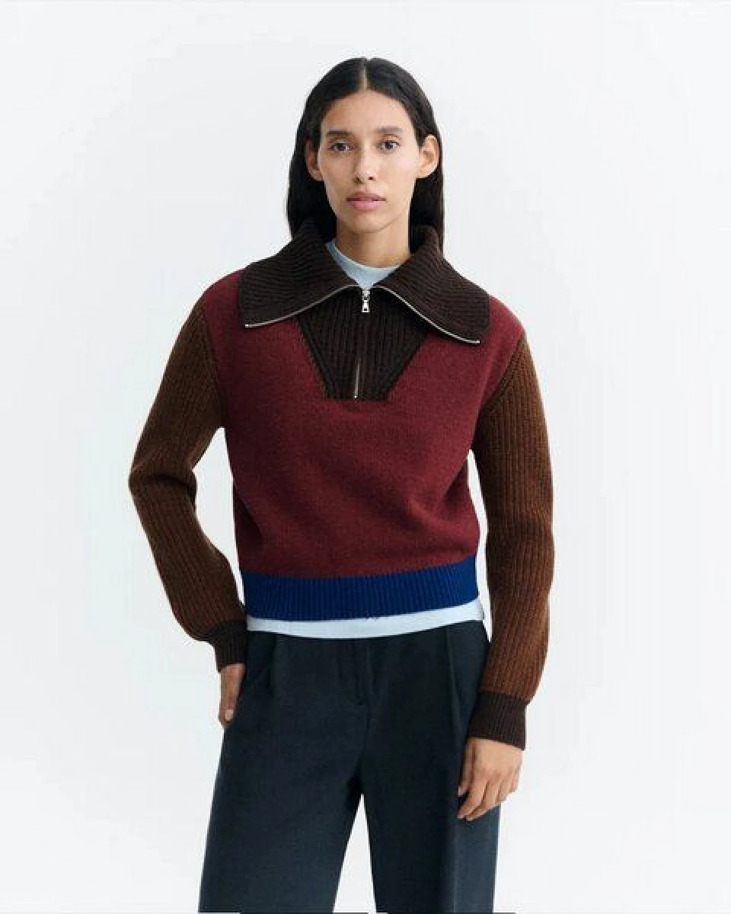 thinking mu Damen Pullover - Tanit Knitted Sweater - aus Wolle – Ansicht 3