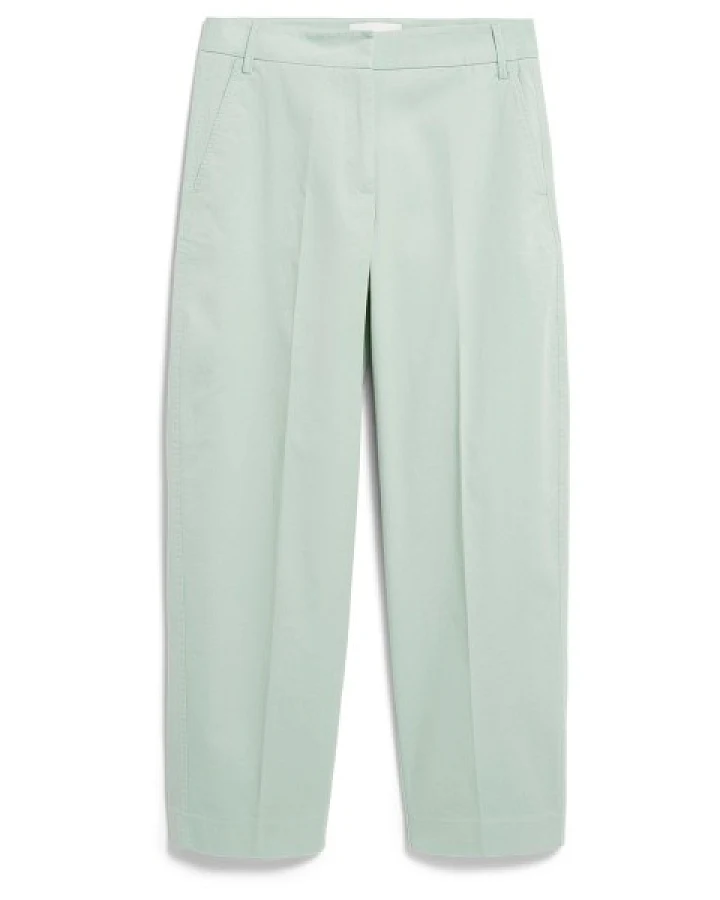 ARMEDANGELS - Women's Barrel Leg Twill Pant - Freizeithose Gr XL grau