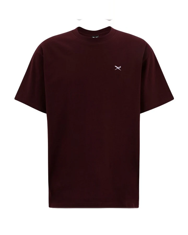 Iriedaily - Mini Flag Relaxed Tee - T-Shirt Gr S braun/rot