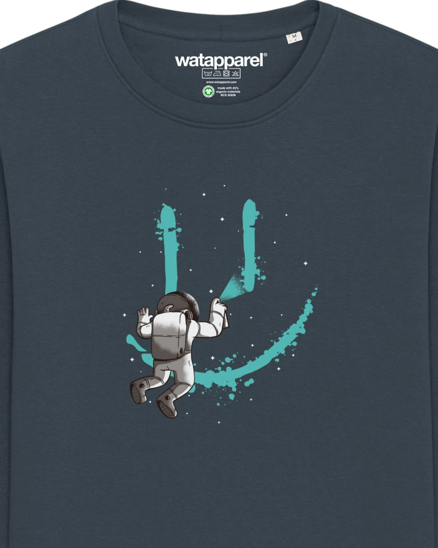 Watapparel Sweatshirt Graffiti Astronaut – Ansicht 3