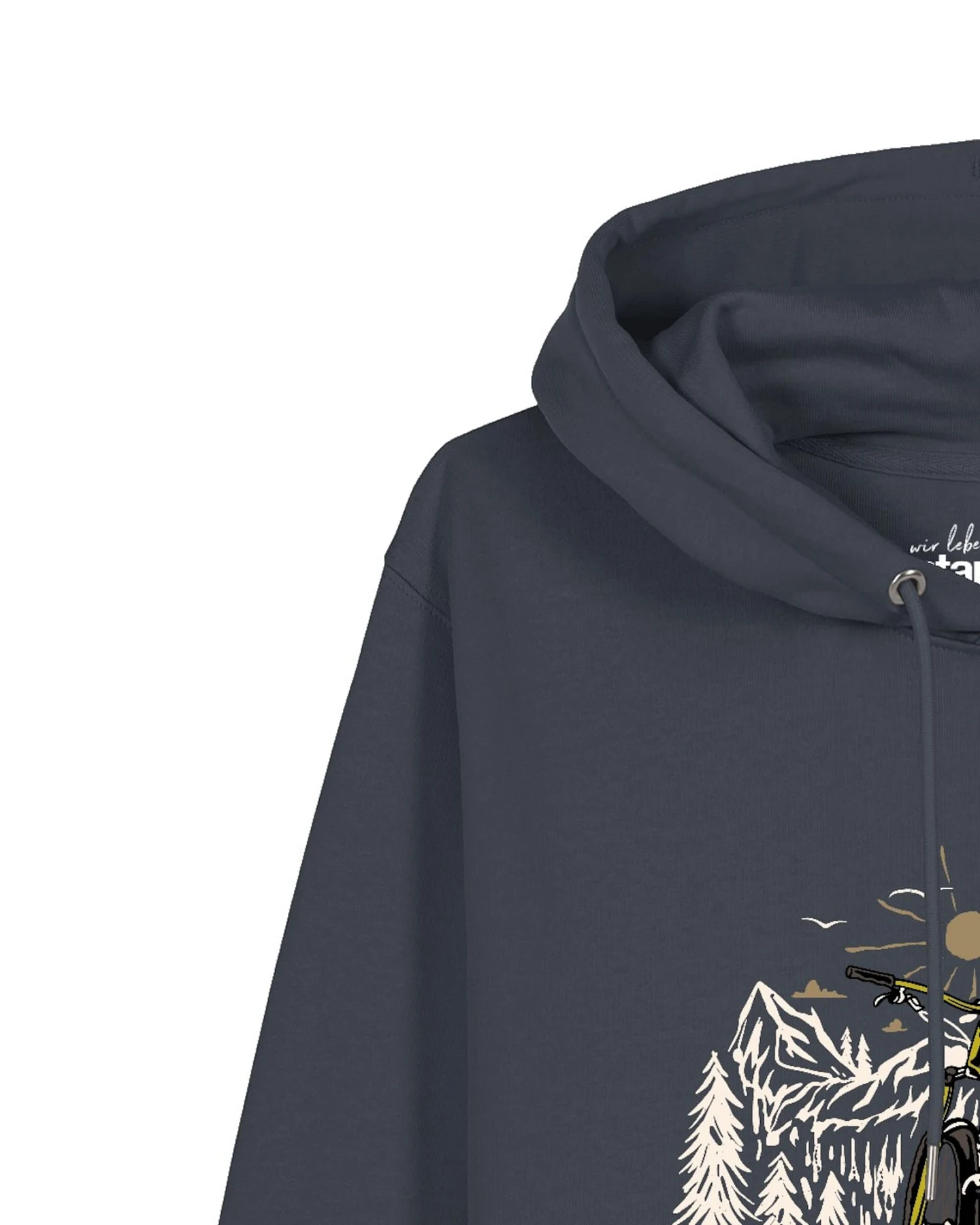 Watapparel Sweatshirt Mountainbike und Berge – Ansicht 3