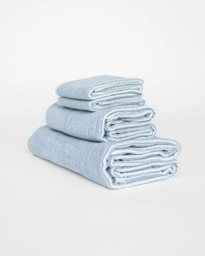 MELA Duschtuch Style TANVI Stripes Bundle aus 100% Bio-Baumwolle