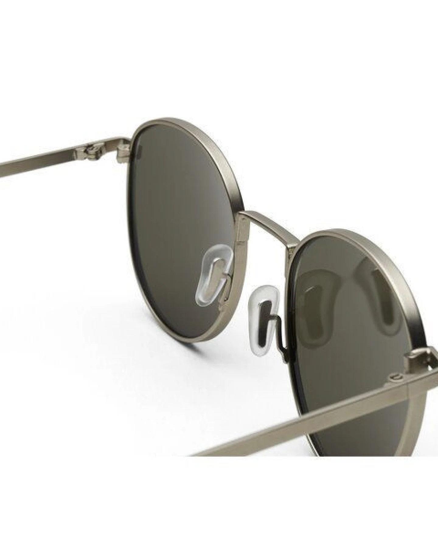 TAKE A SHOT Runde Schmale Edelstahl Sonnenbrille für Damen und Herren - ARIN Kollektion – Ansicht 3