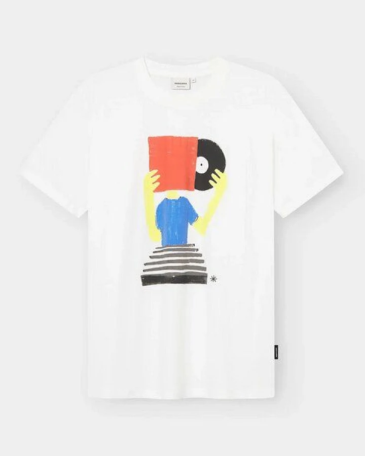 DEDICATED Stockholm Diggin White T-Shirt Herren