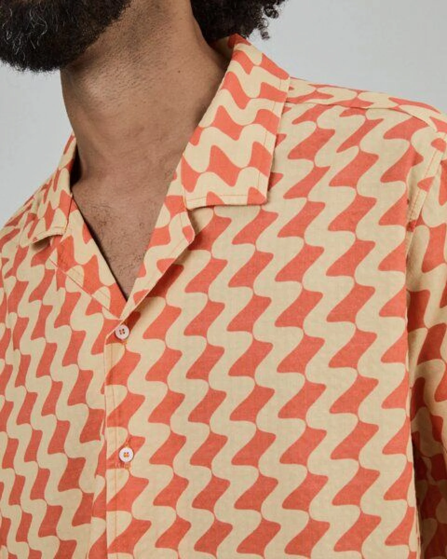 Brava Fabrics Gum Aloha-Hemd Rostrot – Ansicht 4