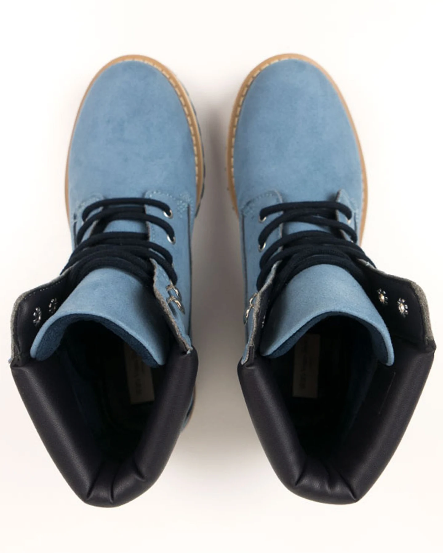 Will's Vegan Store Damen vegan Dock Boots Hellblau – Ansicht 2