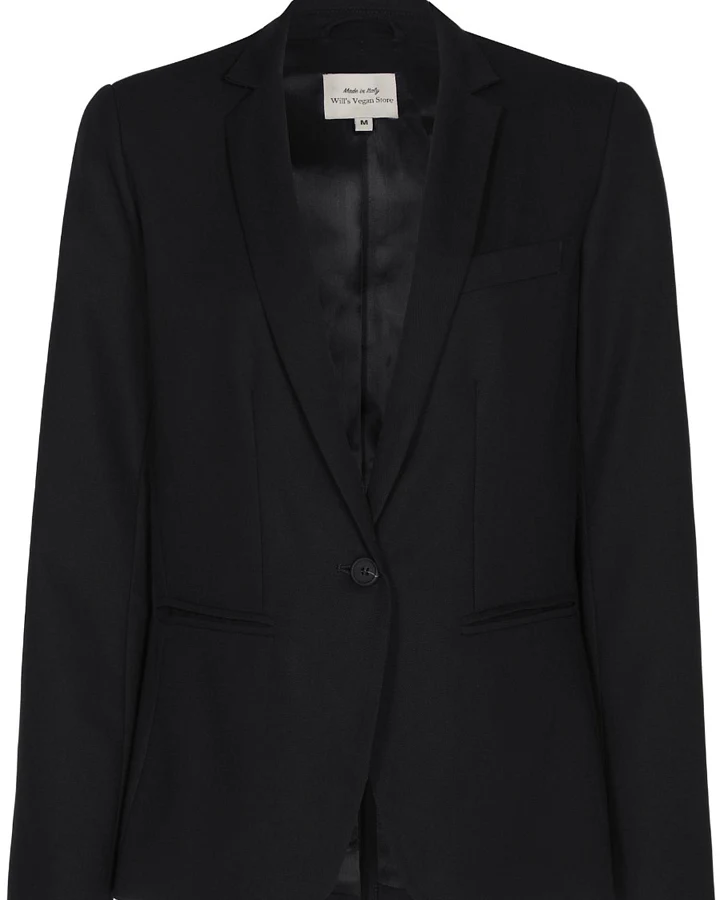 Will's Vegan Store Damen vegan Jacke Zweiteiler Schwarz
