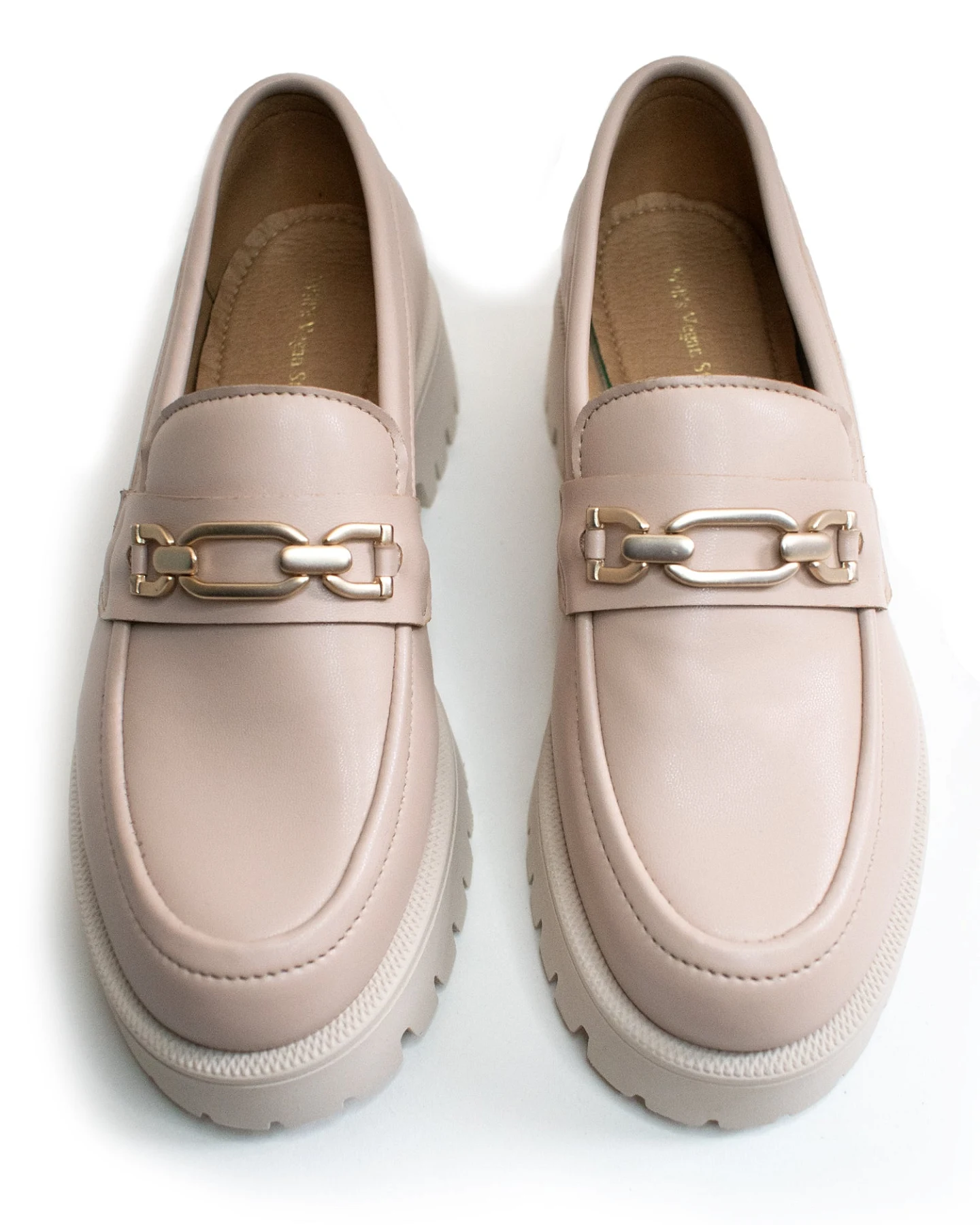 Will's Vegan Store Damen vegan Loafer Gleissohle Sand – Ansicht 2