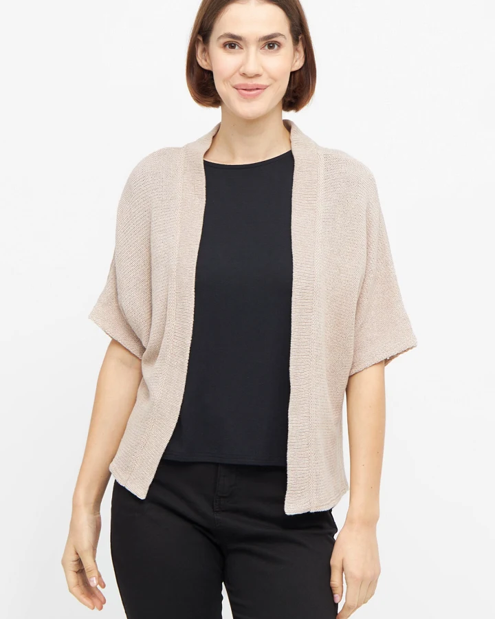 Widda Damen vegan Strickjacke Cozy Beige