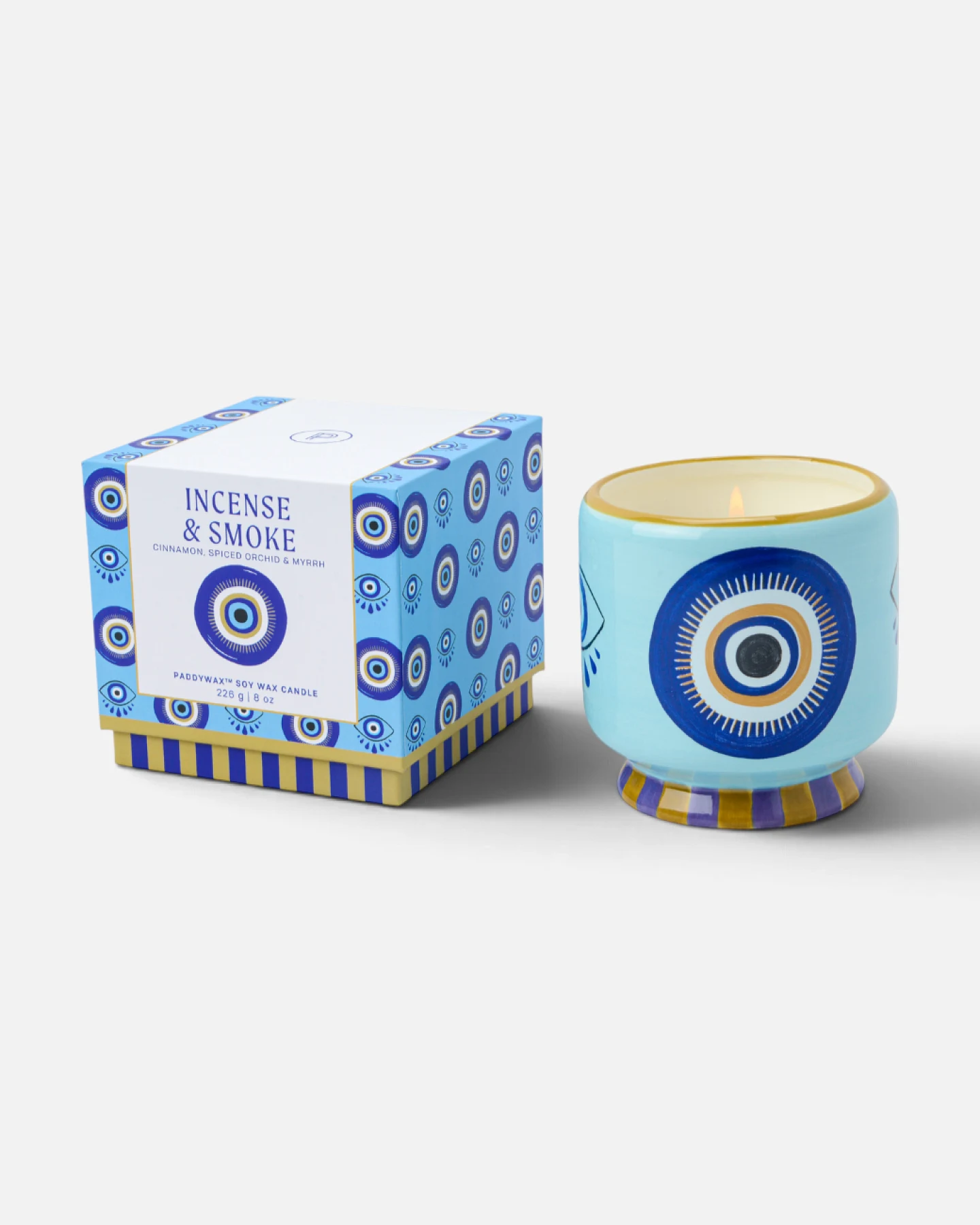 Designworks Keramik-Duftkerze Eye - Weihrauch & Rauch – Ansicht 2