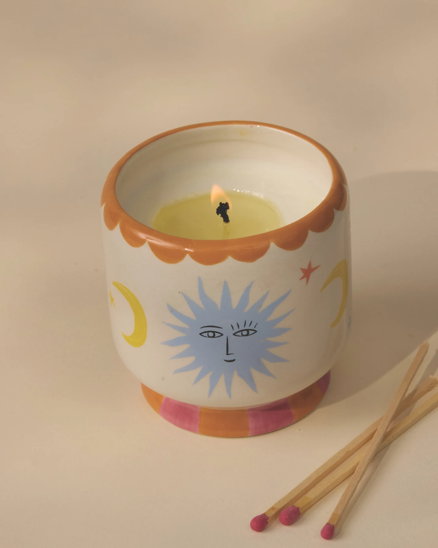 Designworks Keramik-Duftkerze Sun ‐ Orange Blossom – Ansicht 5