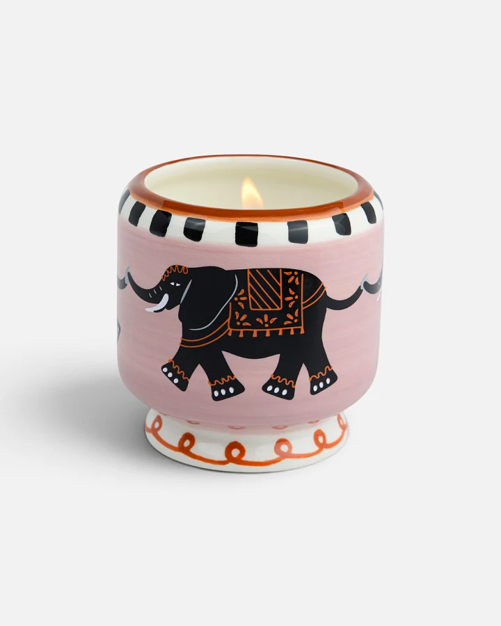 Designworks Keramik-Duftkerze Elephant ‐ Tobacco & Vanilla