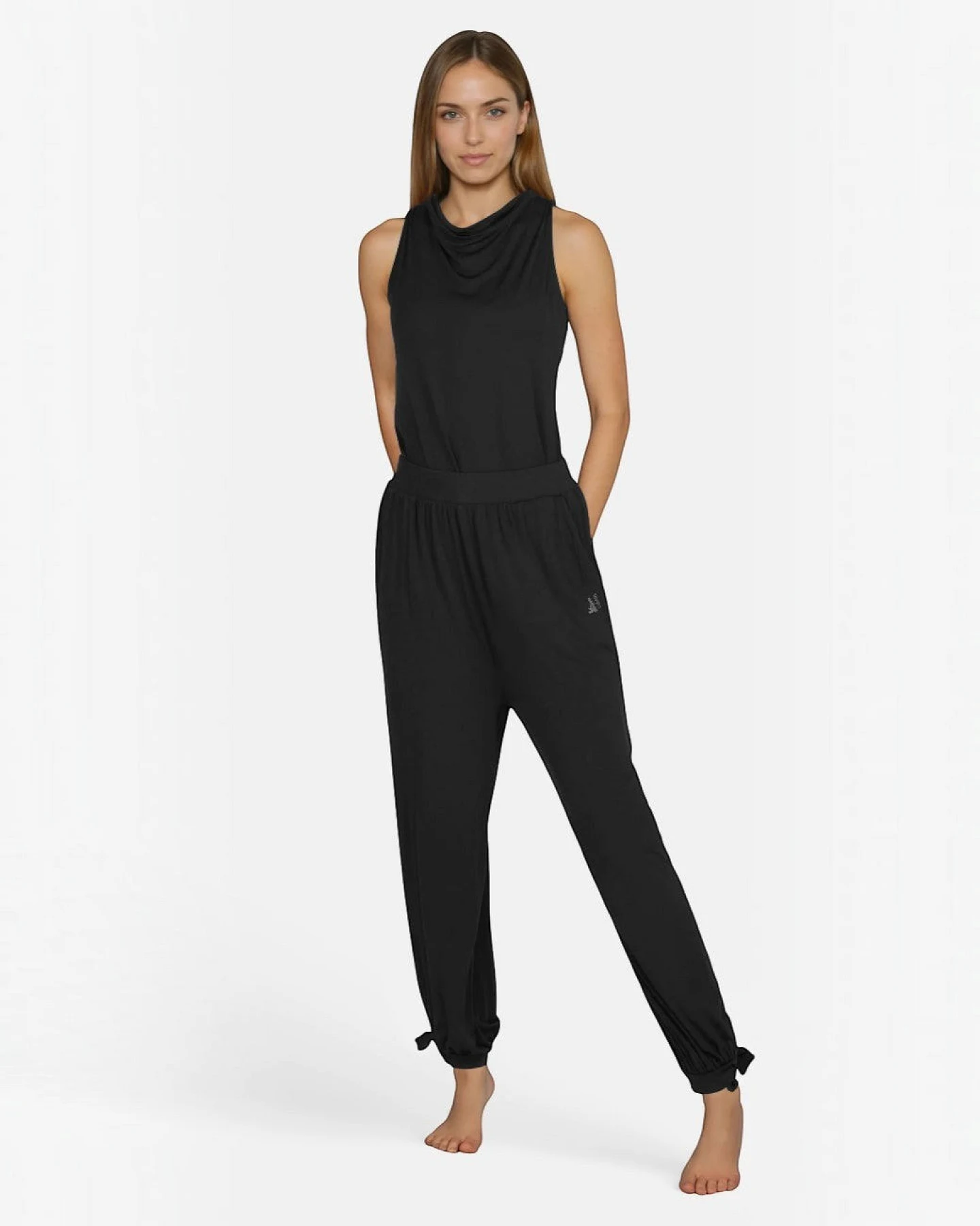 Curare Wide Pants Loops - Black S – Ansicht 4