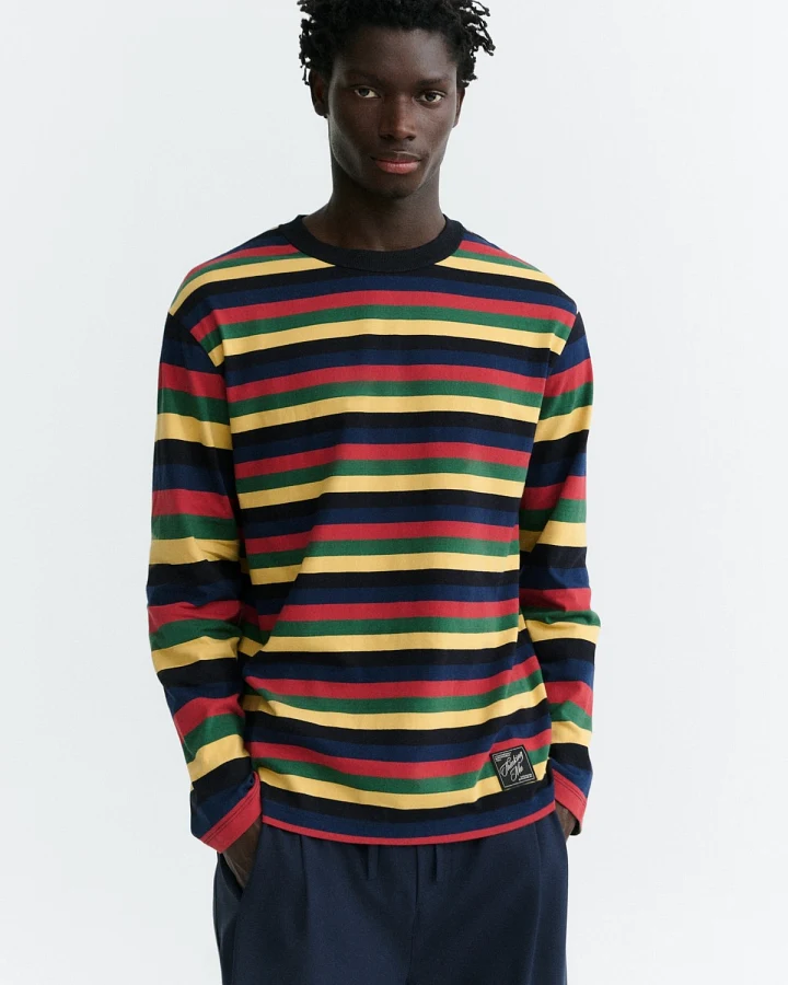 Longsleeve Emilio Stripes Rot