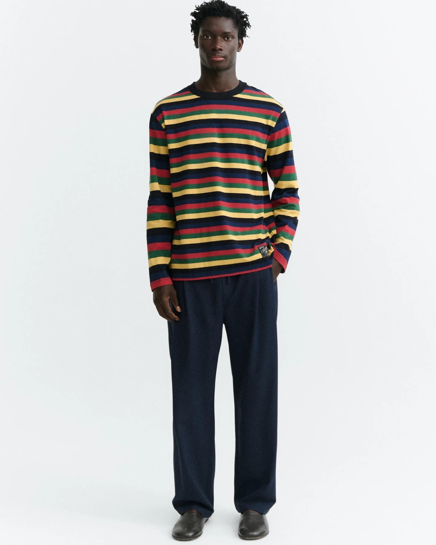 Longsleeve Emilio Stripes Rot – Ansicht 3