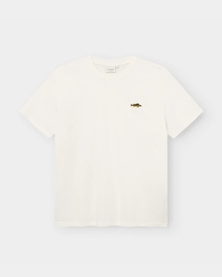 Produktseite: T-Shirt Stockholm Perch Emb Off-White Off White
