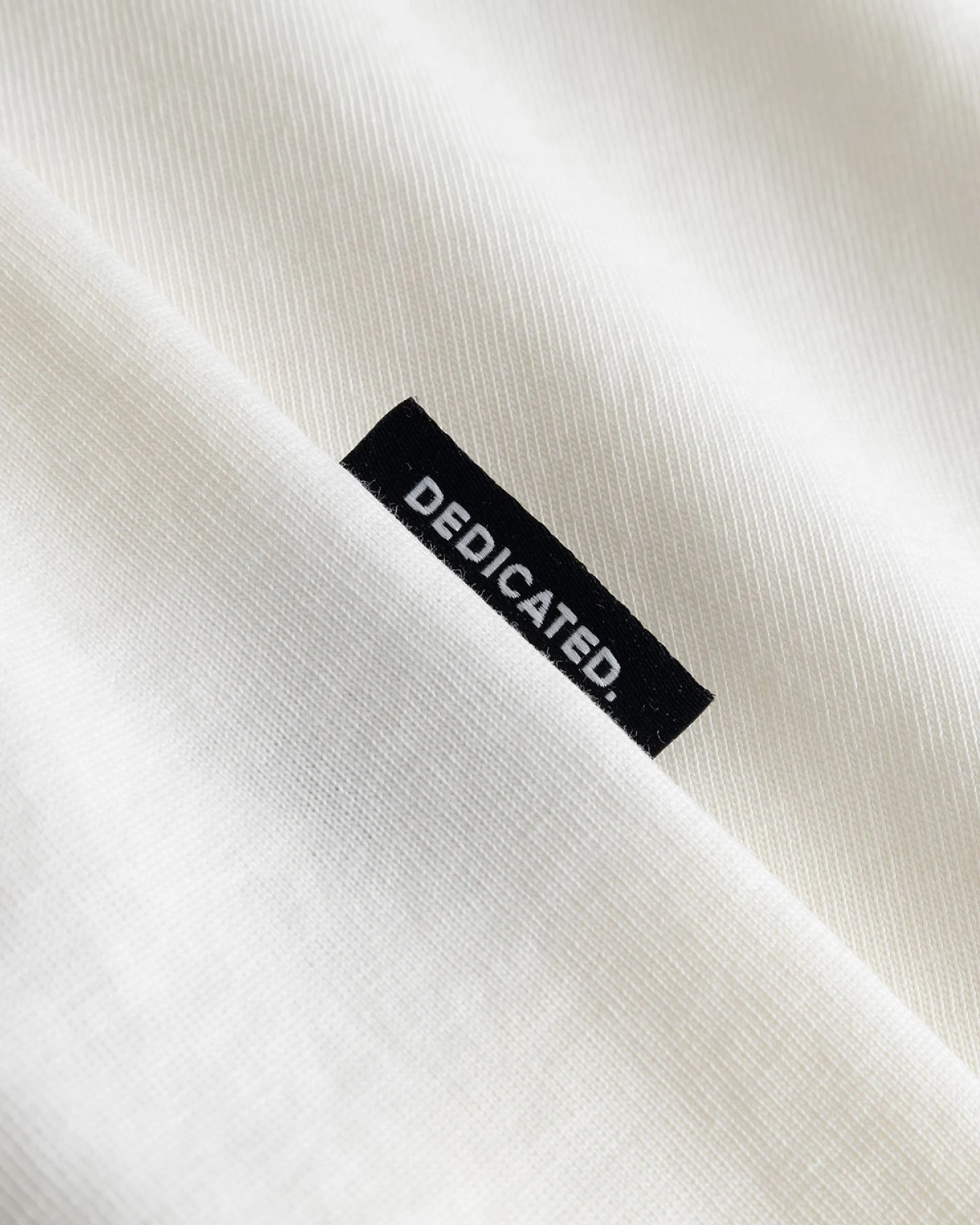 T-Shirt Stockholm Perch Emb Off-White Off White – Ansicht 4