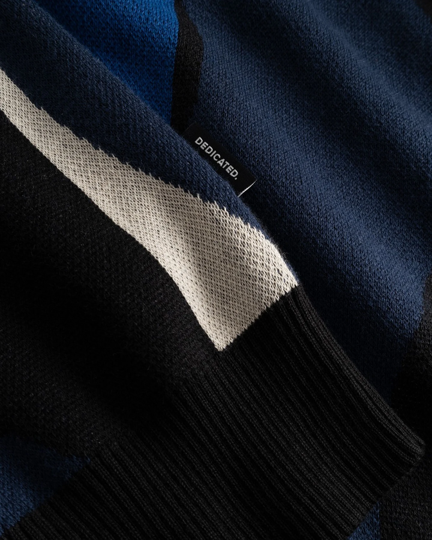Sweater Mora Wavy Stripe Blau – Ansicht 6
