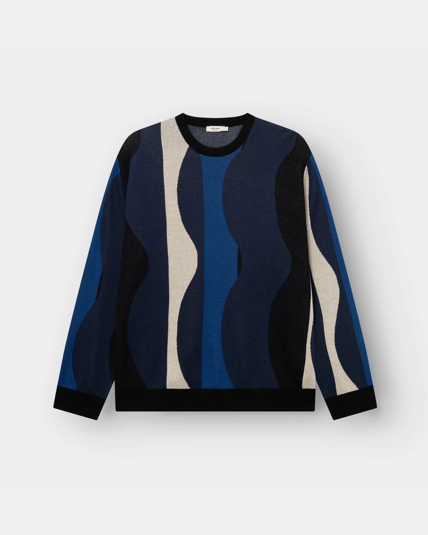 Sweater Mora Wavy Stripe Blau – Ansicht 5
