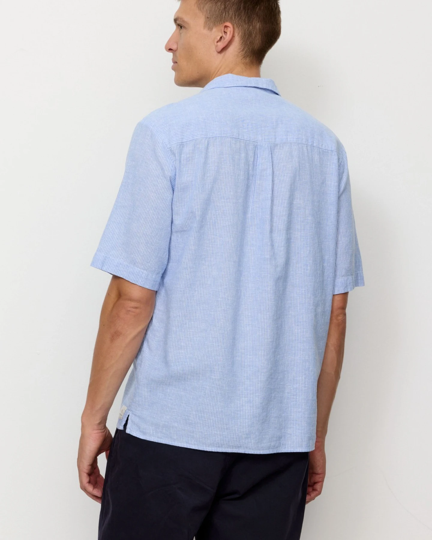Hemd Cashew Stripes Blau – Ansicht 2