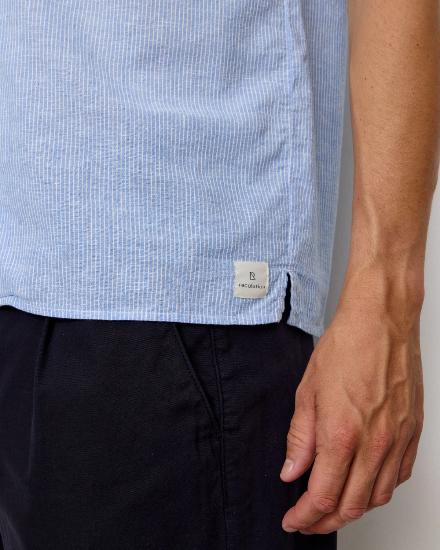 Hemd Cashew Stripes Blau – Ansicht 5