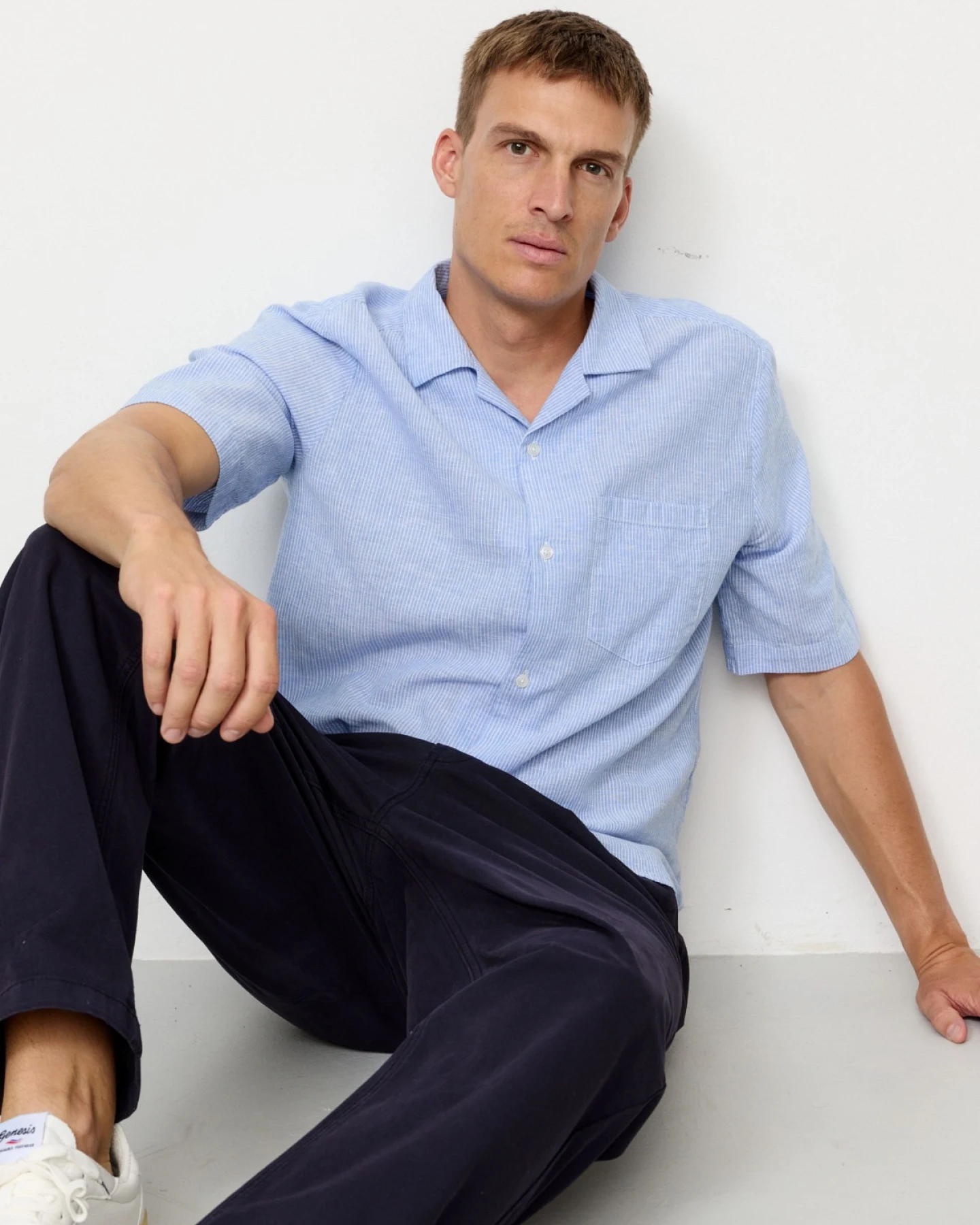 Hemd Cashew Stripes Blau – Ansicht 6