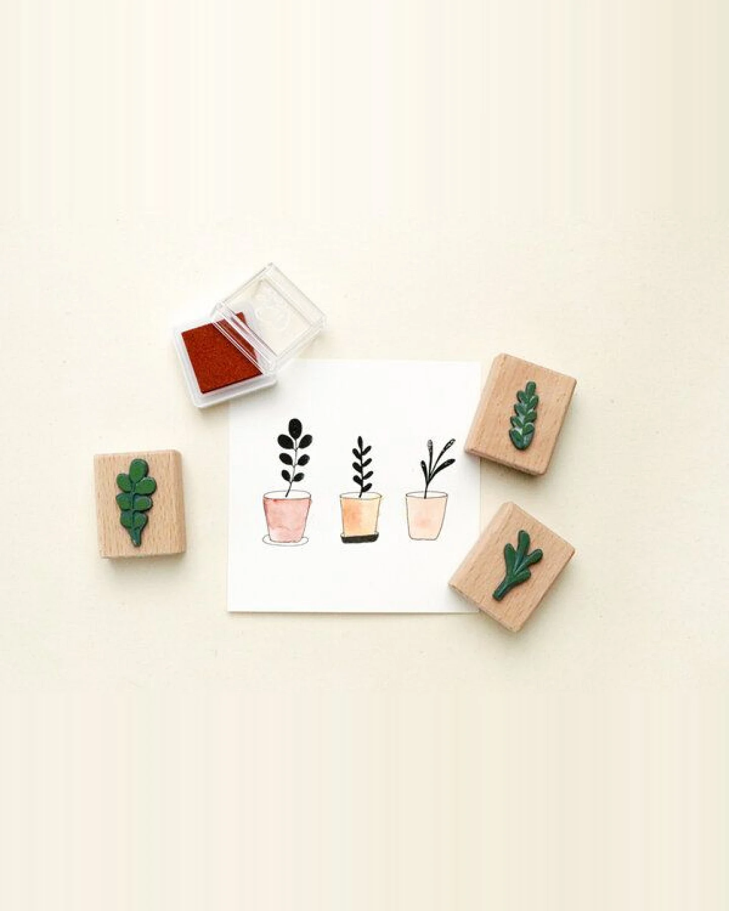 STUDIO KARAMELO Stempel Set DREI PFLÄNZCHEN – Ansicht 3