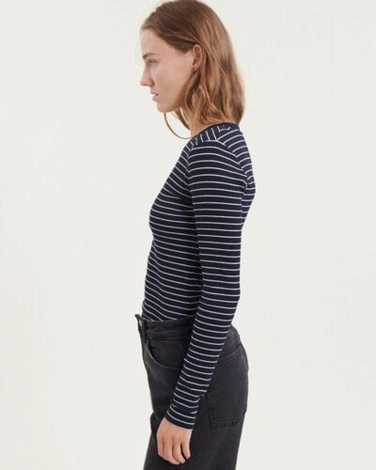 Basic Apparel LUDMILLA Langarmshirt aus Bio-Baumwolle – Ansicht 4