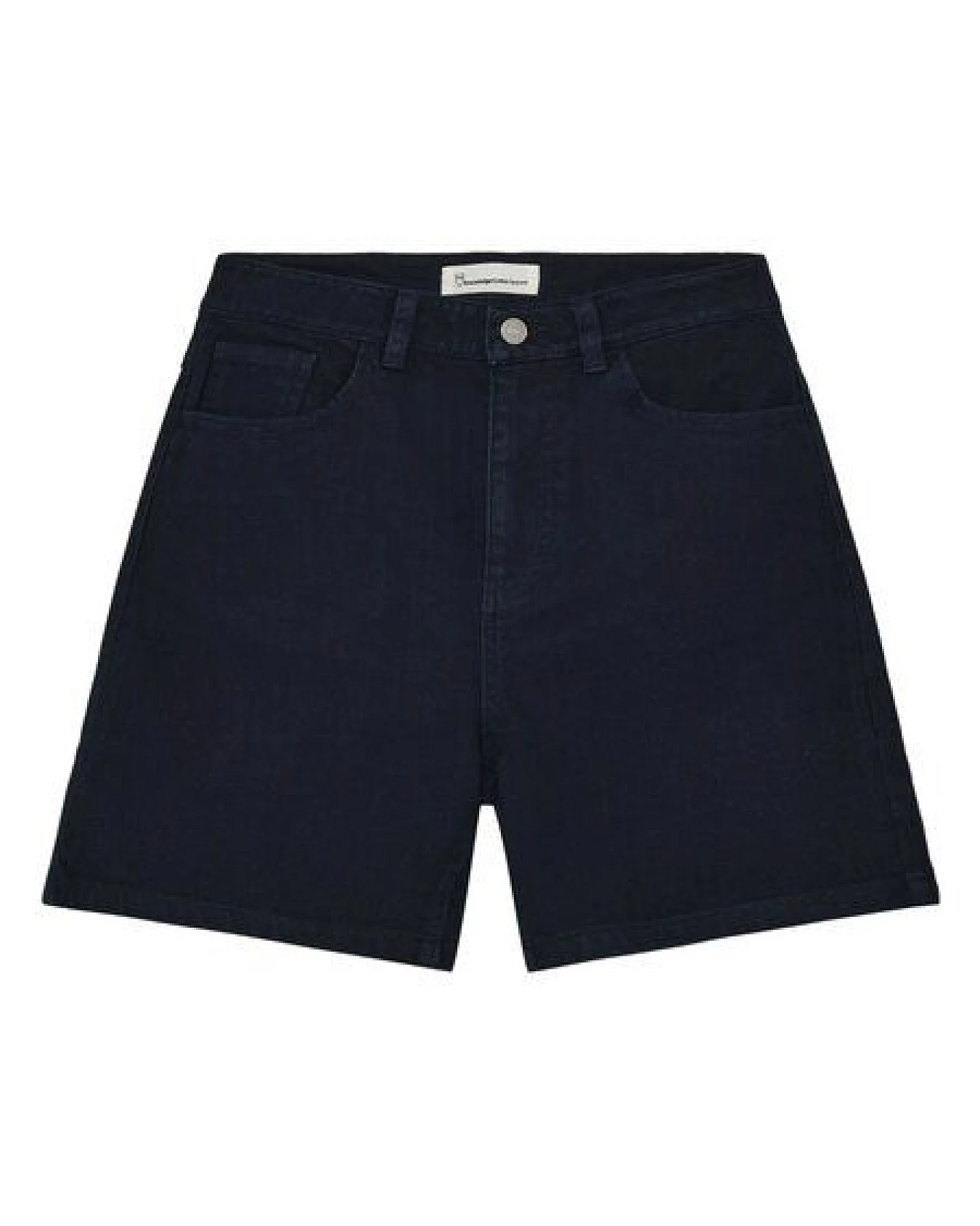 KnowledgeCotton Apparel GALE gerade Mid-Rise Twill 5-Pocket-Shorts - GOTS/Vegan – Ansicht 3