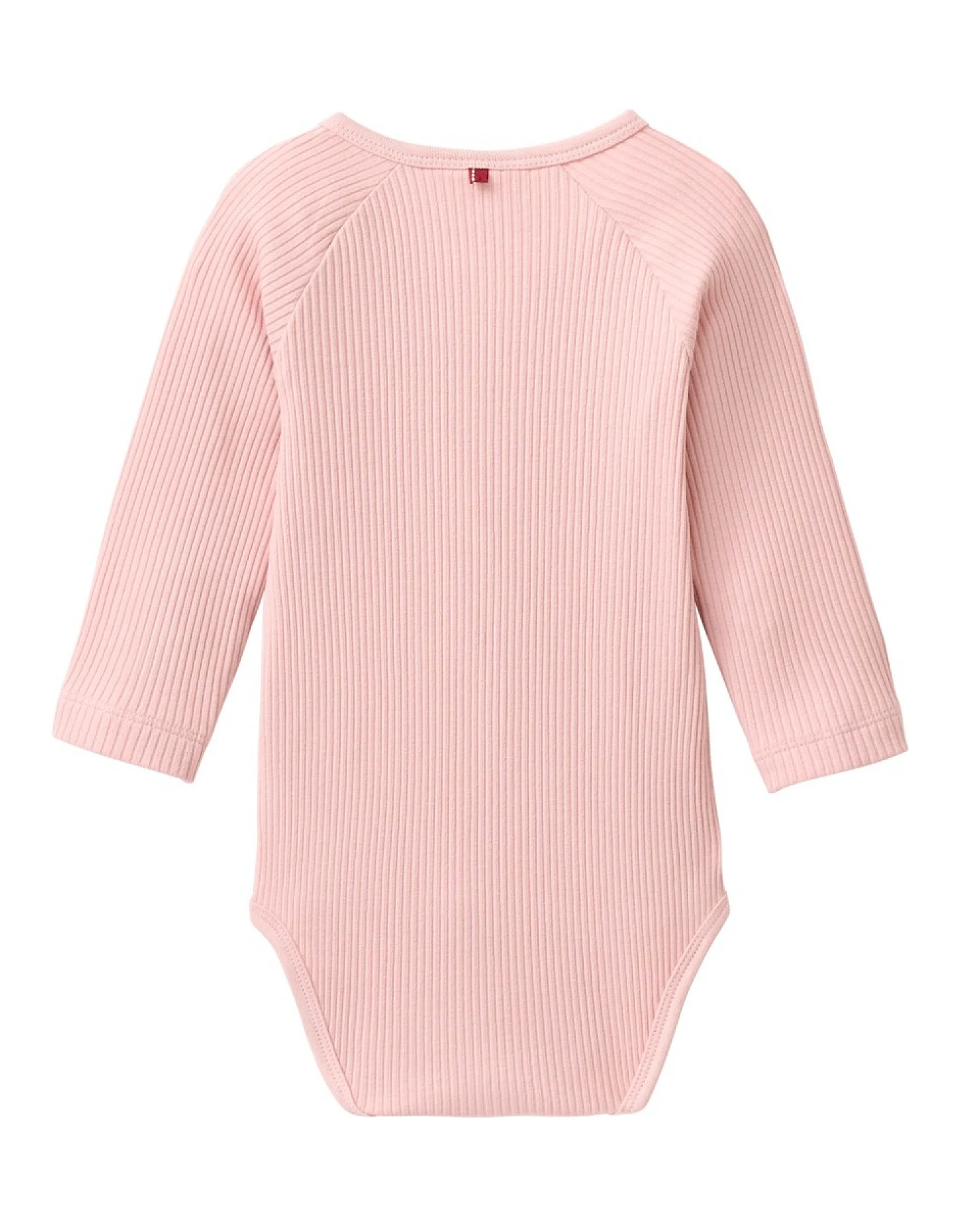 People Wear Organic Langarm-Wickelbody rip blassrosa 62/68 – Ansicht 2