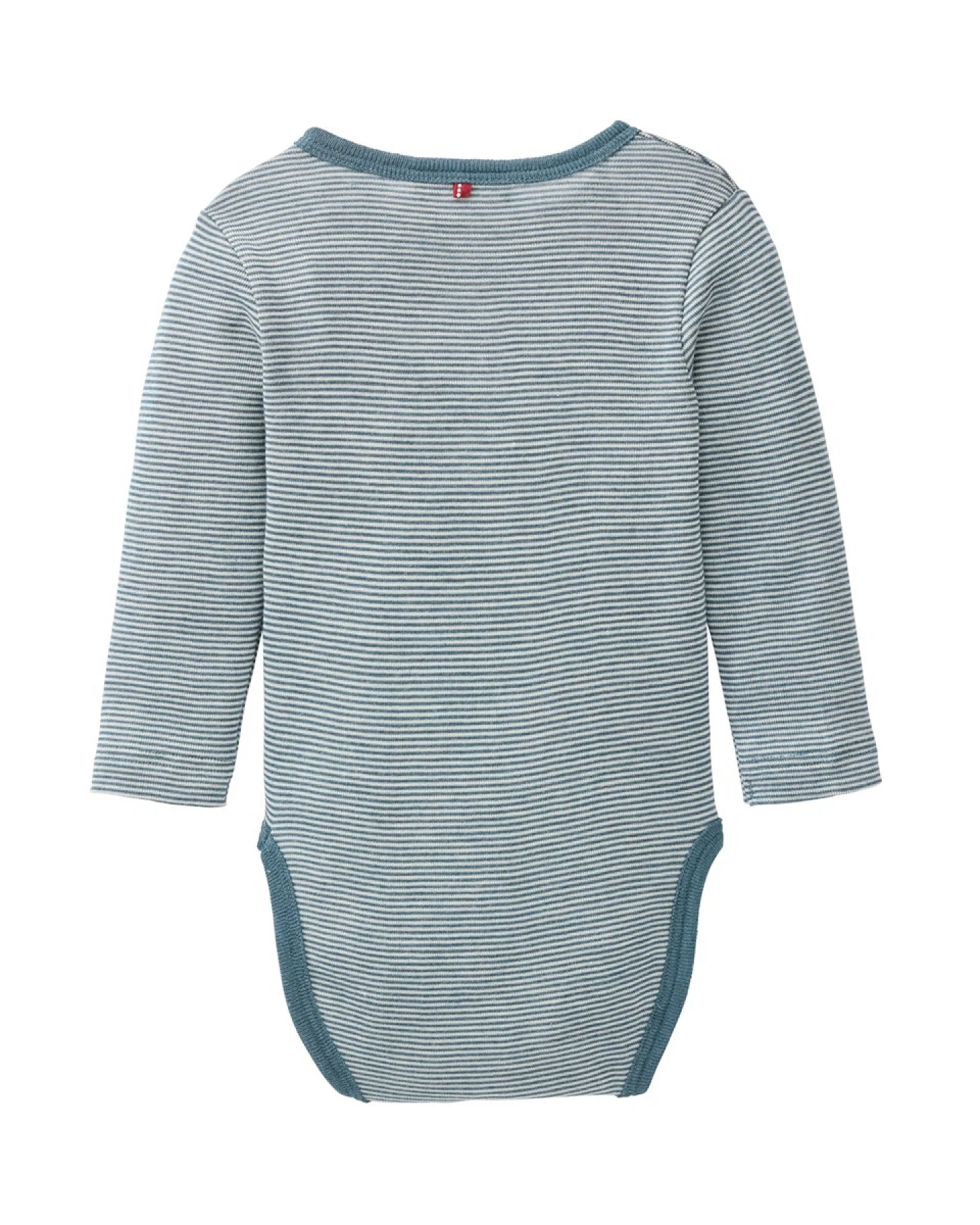 People Wear Organic Body WS smaragd geringelt 50/56 – Ansicht 2