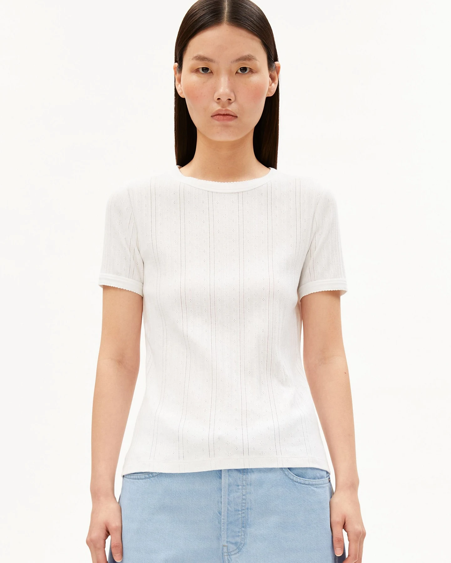 ARMEDANGELS T-Shirt POINTELLE – Ansicht 2