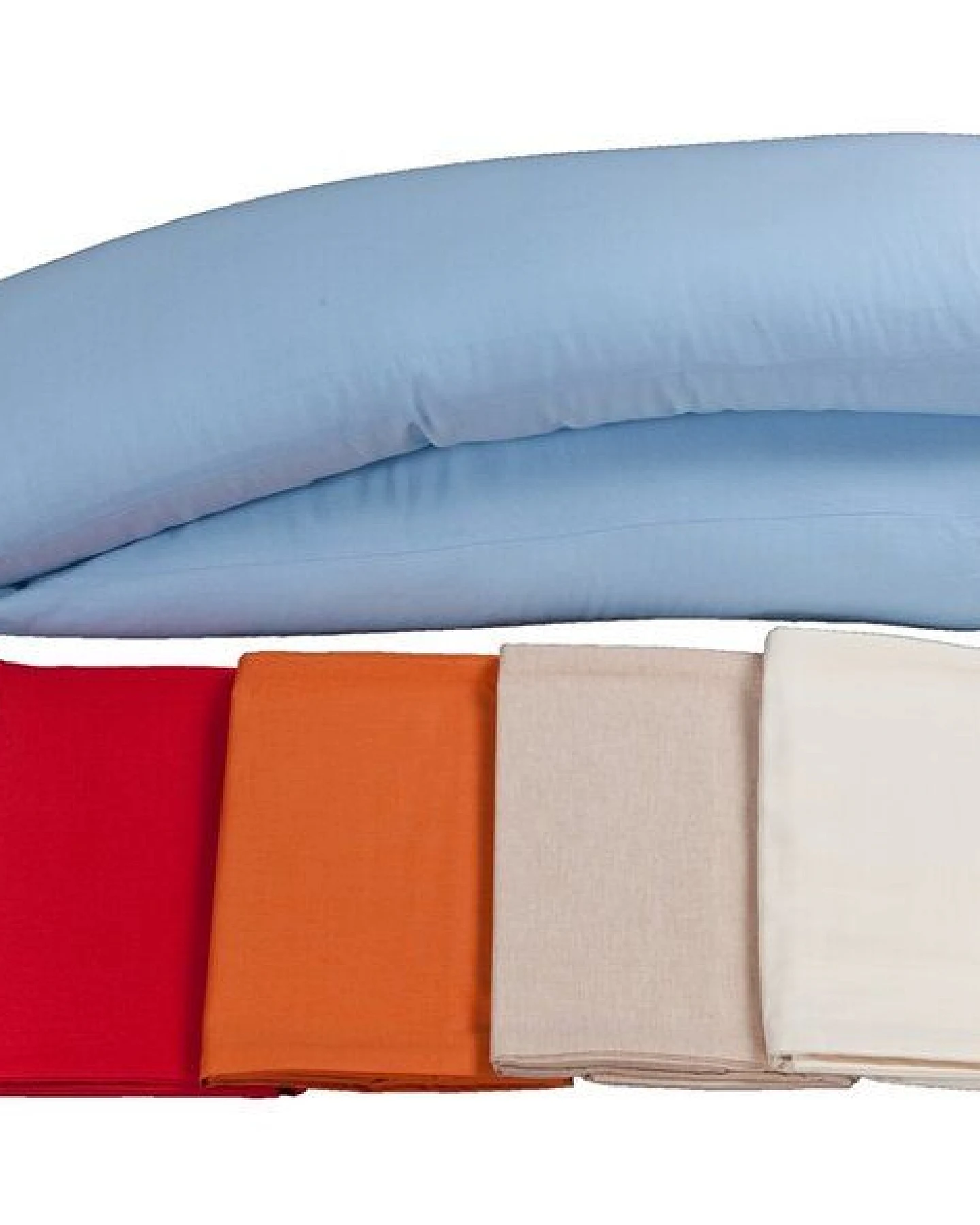 Speltex – Kissenbezug (150 x 35 cm) für Seitenschläferkissen – 100 % Bio-Baumwolle – [Verschiedene Farben & Muster] – Ansicht 2