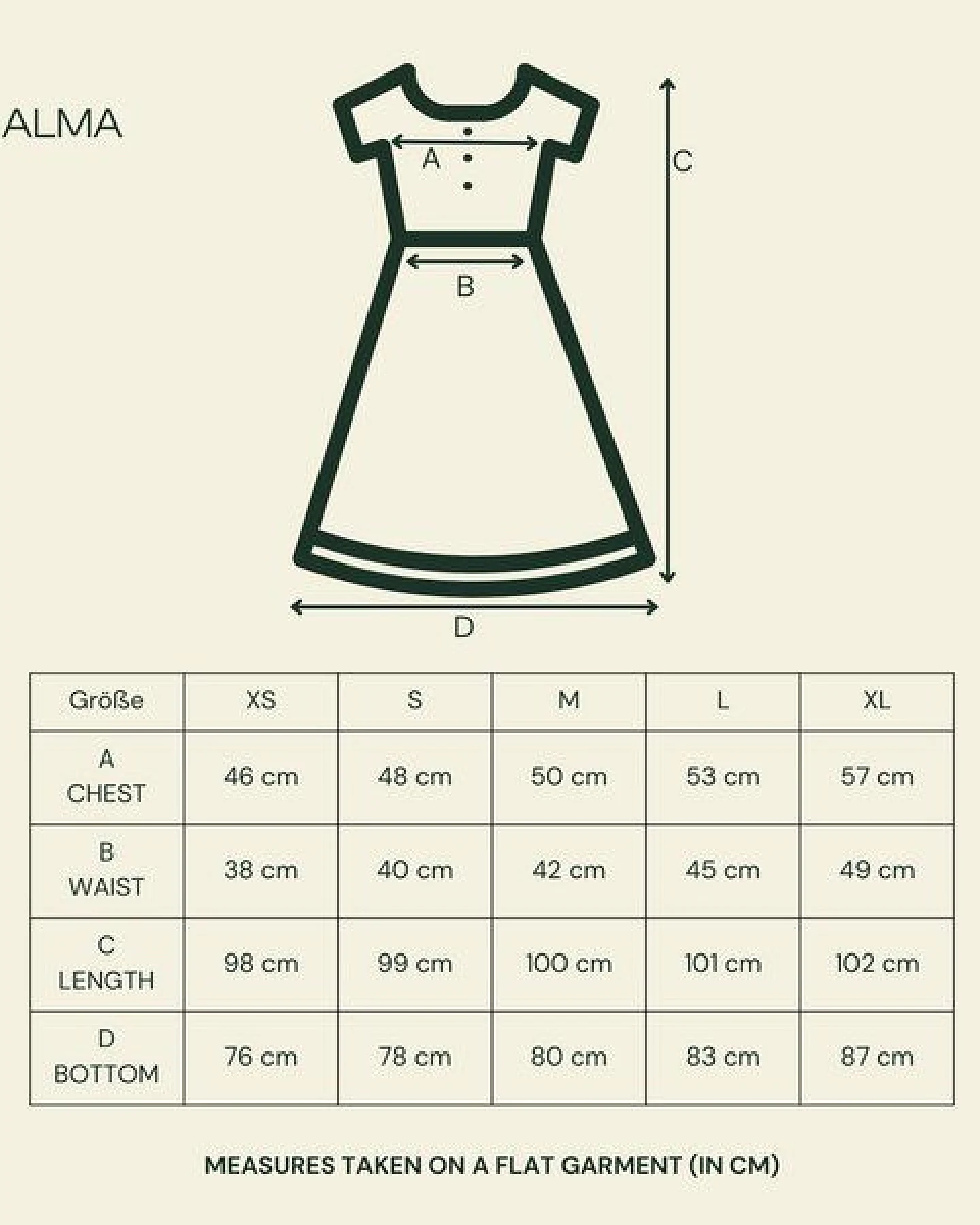NORDLICHT Damen Musselin Kleid aus 100% Bio-Baumwolle ALMA – Ansicht 4