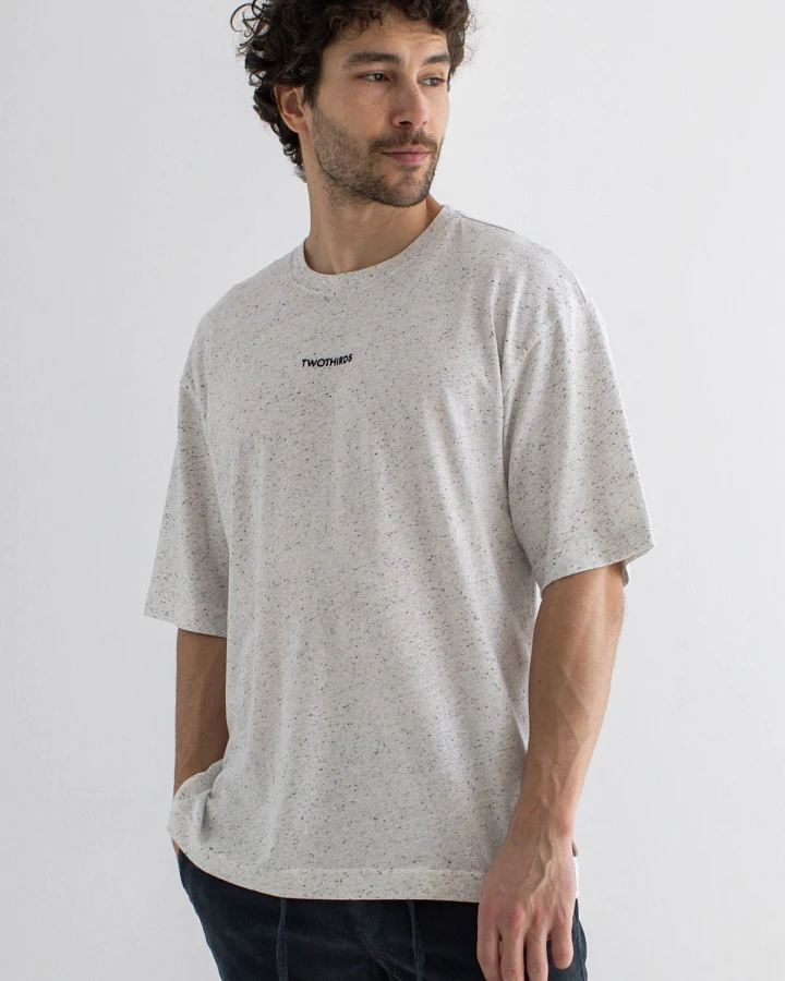 TWOTHIRDS Herren vegan T-Shirt Tivua Weiß