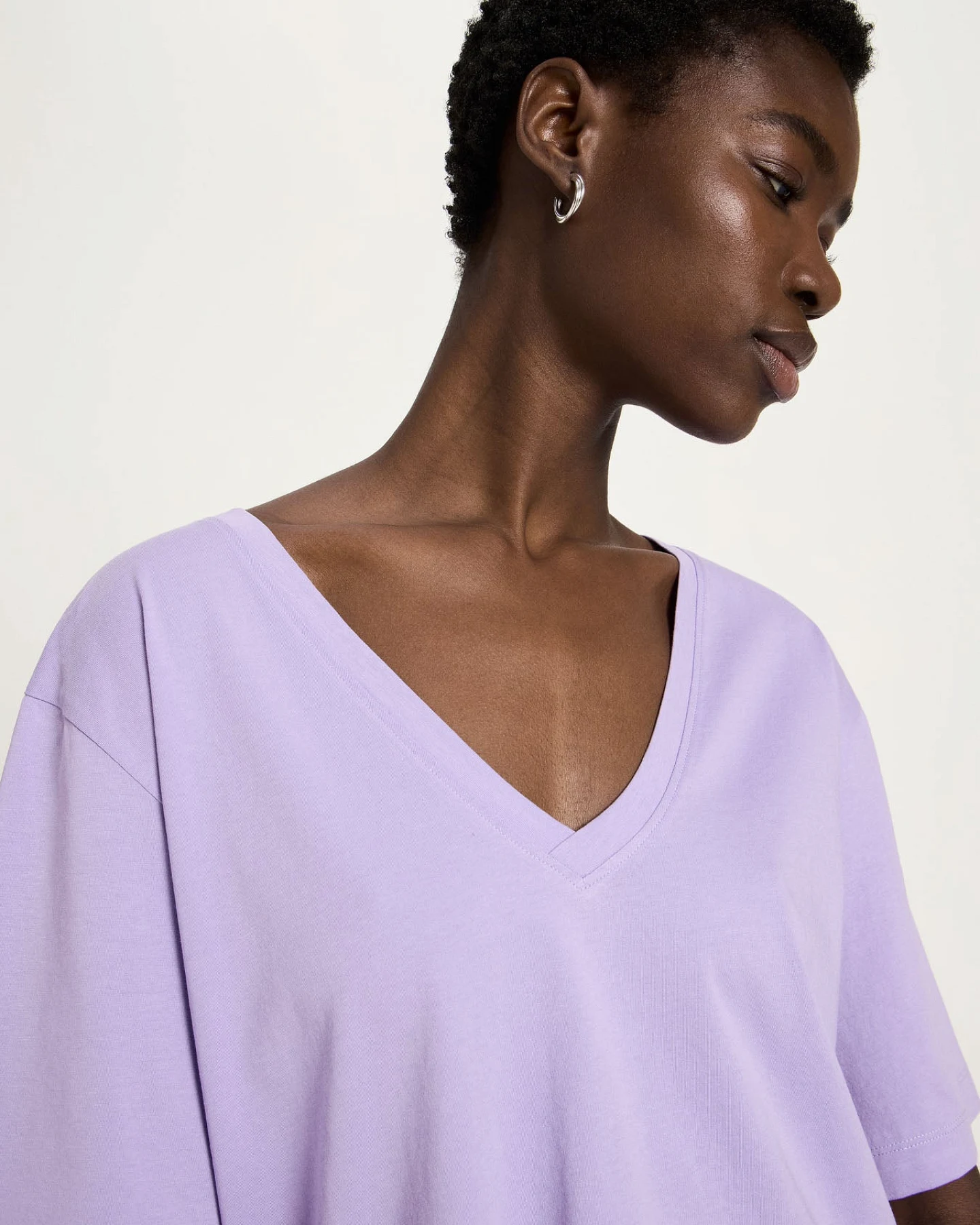 Shirt mit V-Ausschnitt (GOTS) – Ansicht 2