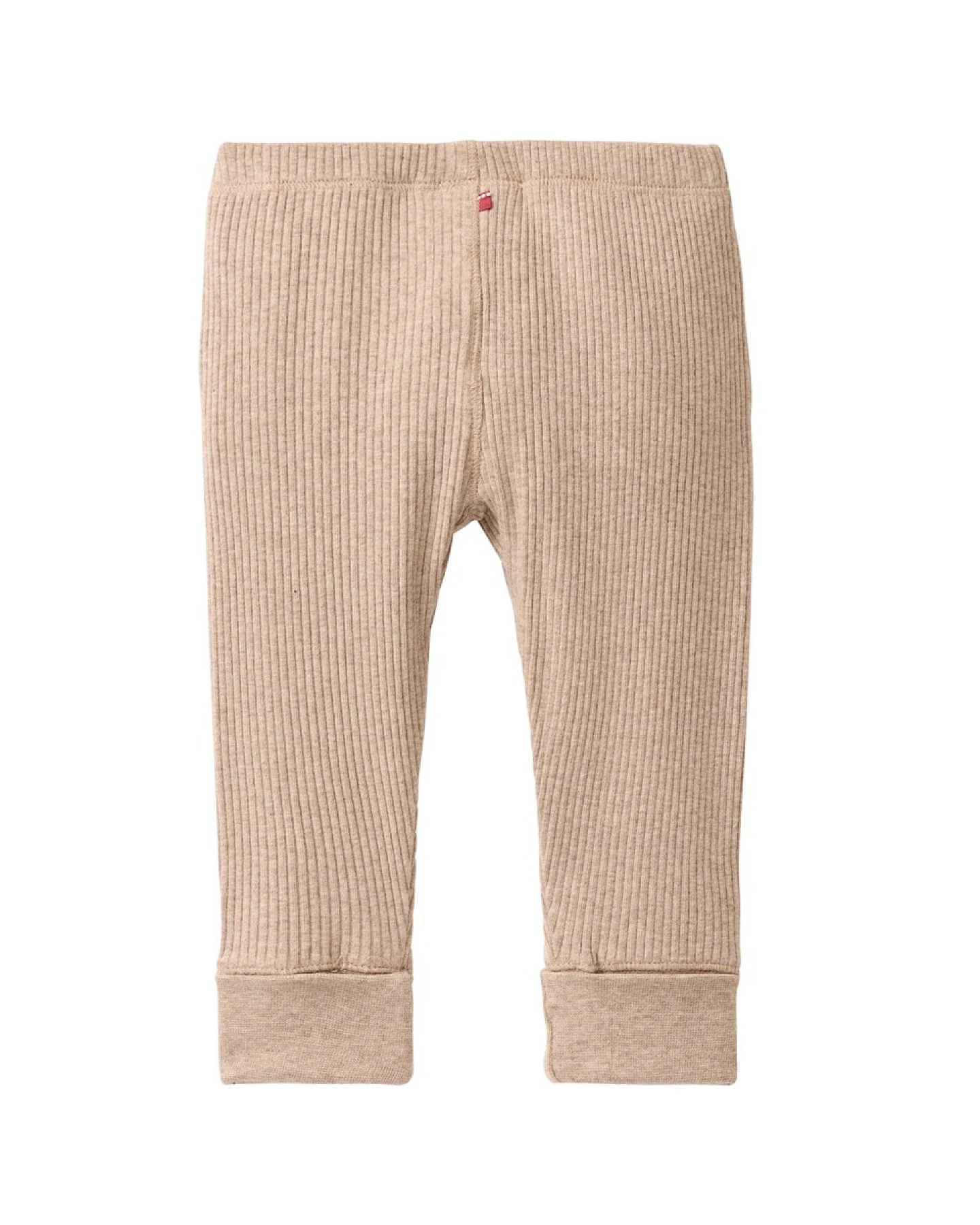 People Wear Organic Leggings Bio-Baumwolle (kbA) rip dunkelsand mélange 74/80 – Ansicht 2