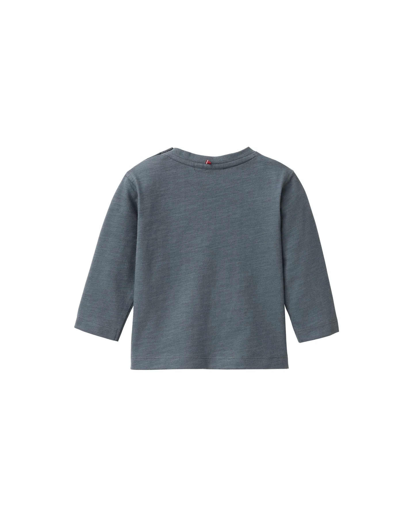 People Wear Organic Langarm-Shirt schieferblau 62/68 – Ansicht 2