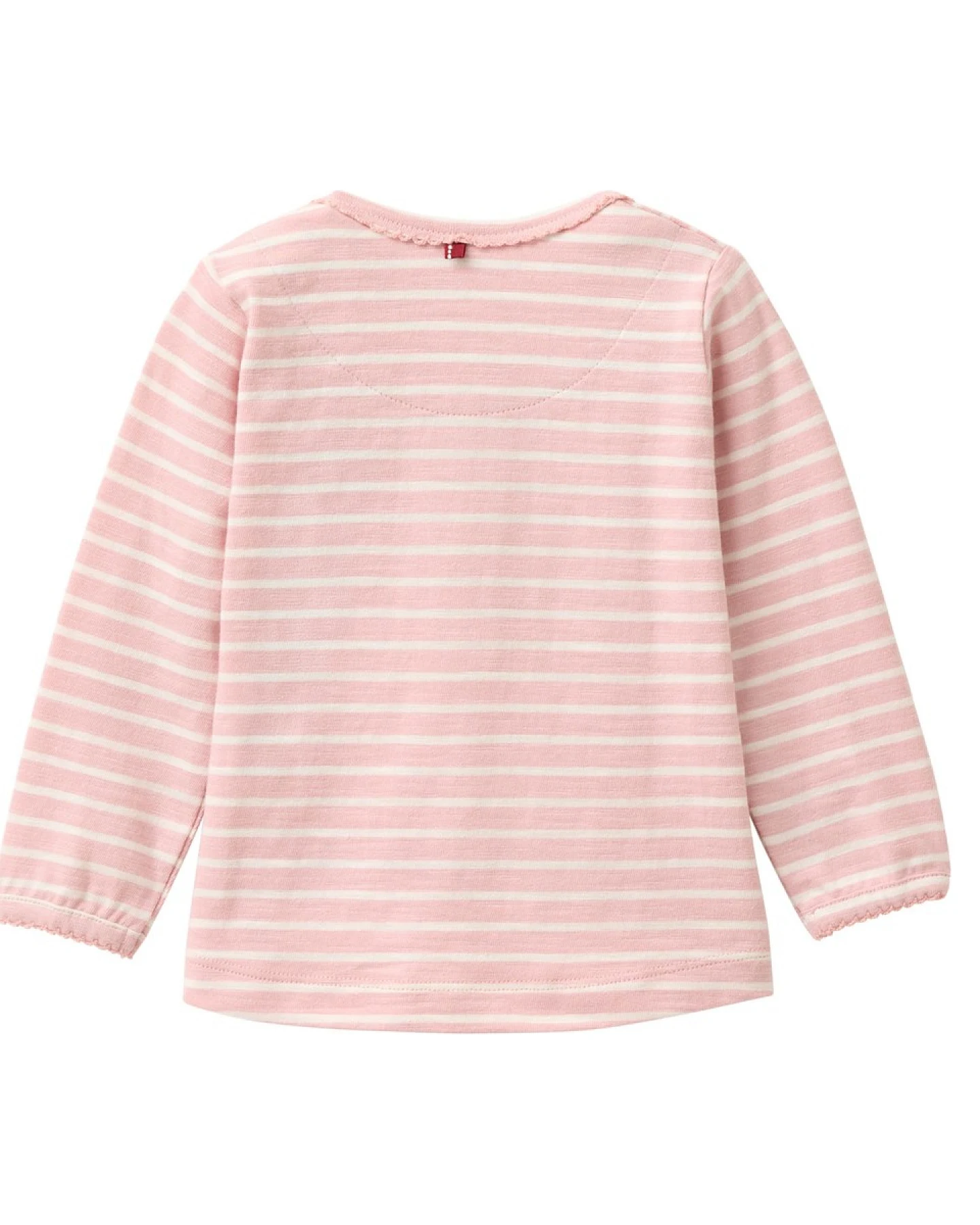 People Wear Organic Langarm-Shirt blassrosa geringelt 74/80 – Ansicht 2