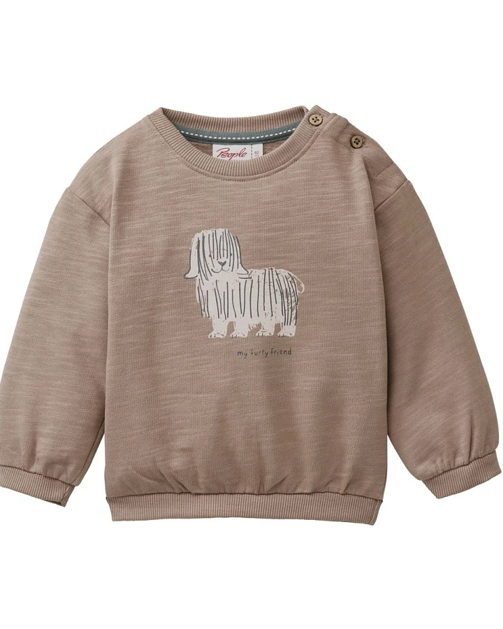 People Wear Organic Sweat-Pullover tabak 74/80