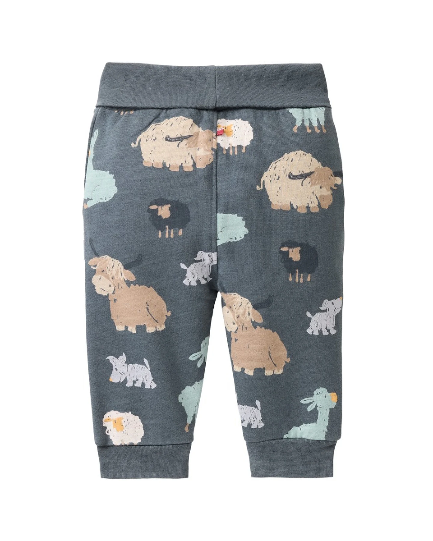 People Wear Organic Sweat-Hose Fellfreunde schieferblau 62/68 – Ansicht 2