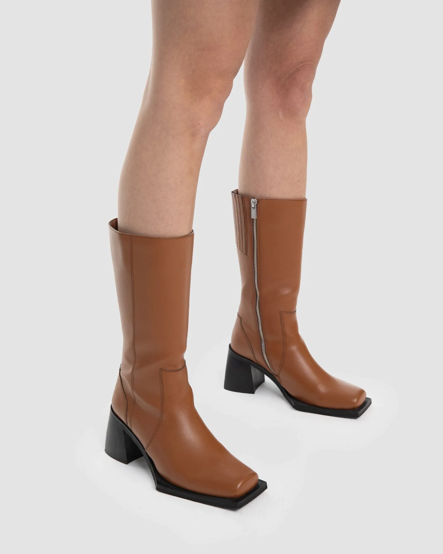 Prev Damen vegan Stiefel Karel X Ginger Braun – Ansicht 2