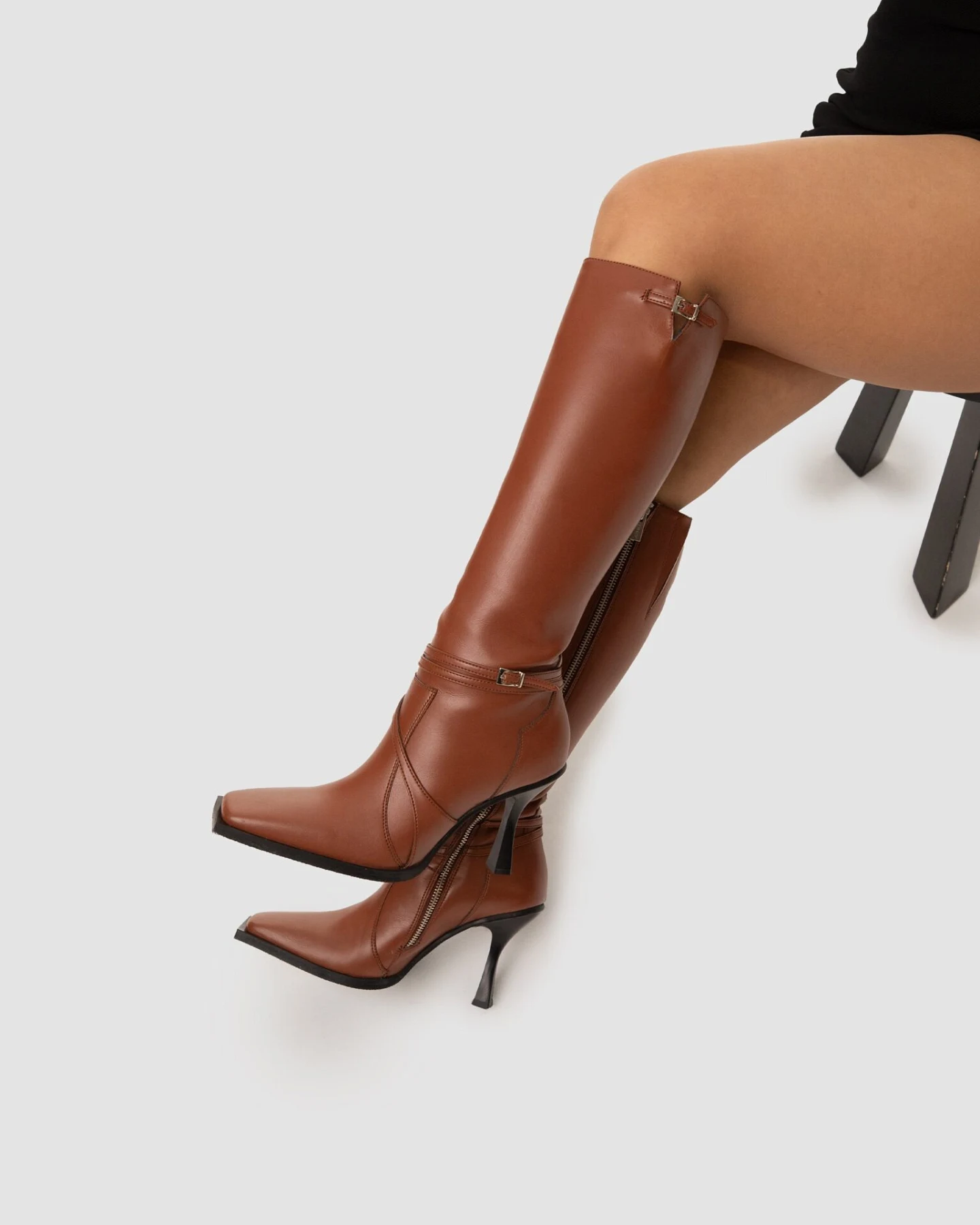 Prev Damen vegan Stiefel Alicia Chestnut – Ansicht 2